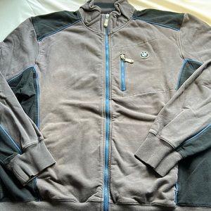 Y2K BMW Sweatshirt Full Zip Sweater Motorsports 2XL Employee Racing M3